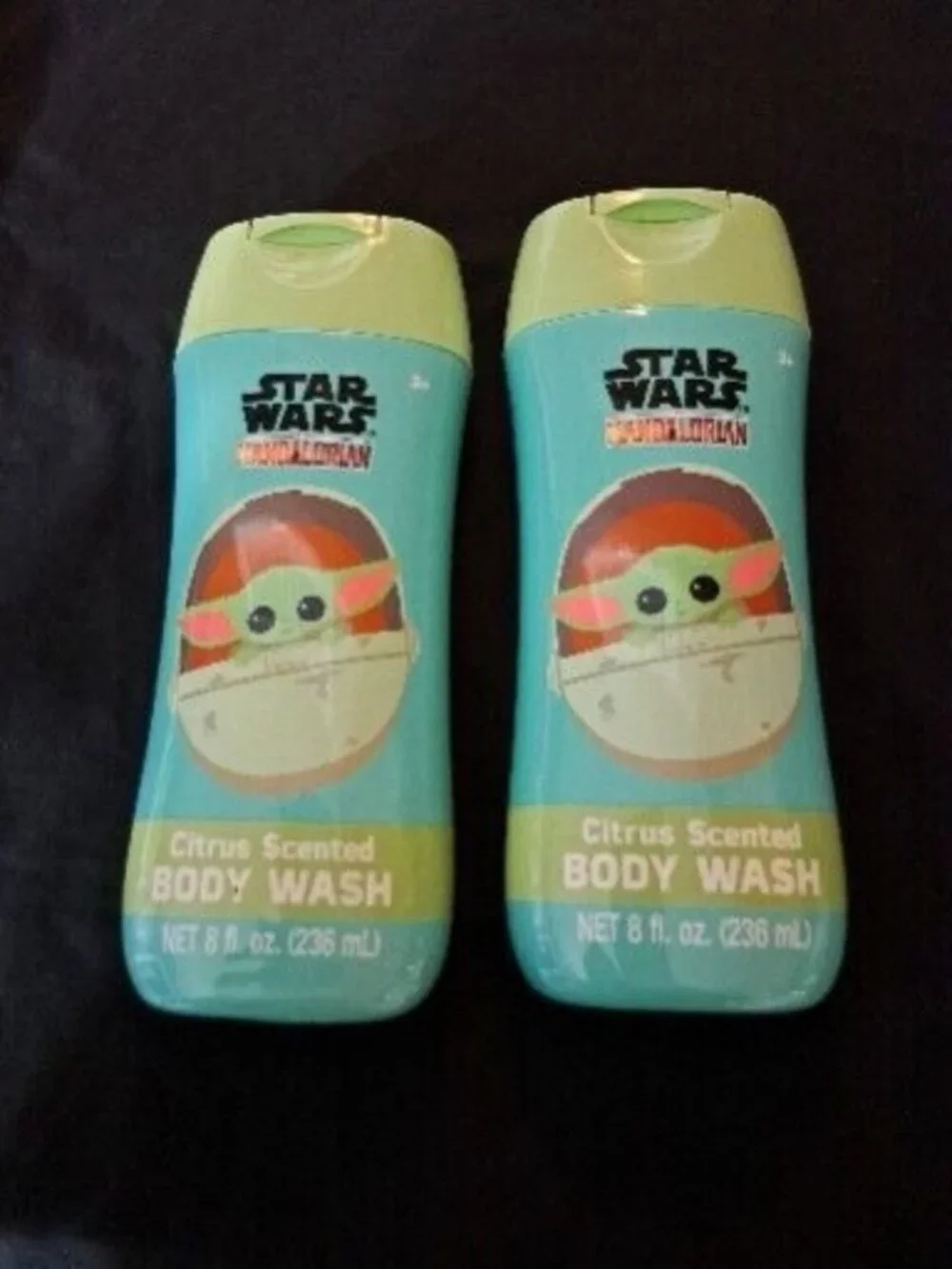 STAR WARS 8 Fl. Oz. THE MANDALORIAN CITRUS SCENTED BODYWASH Set of 2‎ Bottles